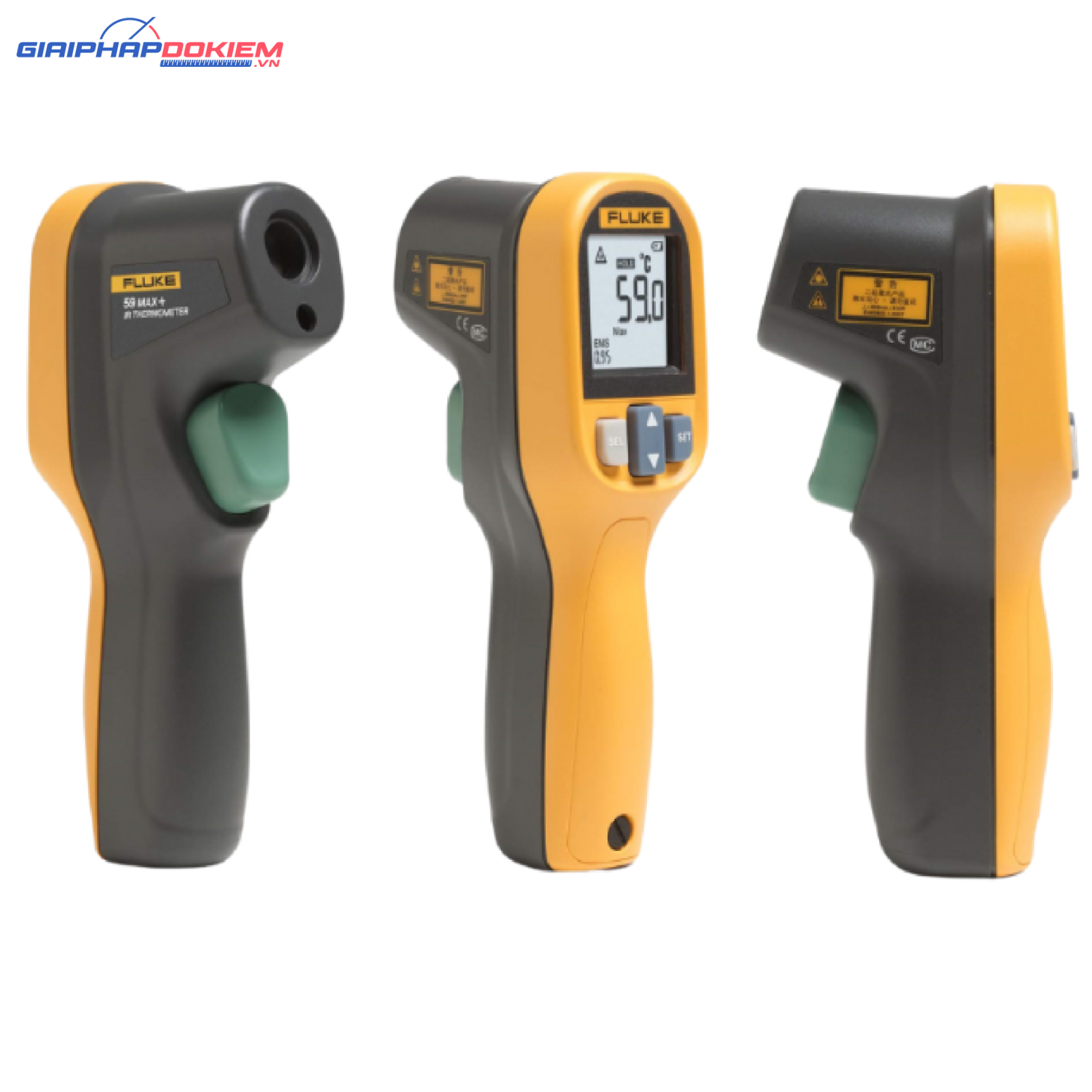 Máy đo nhiệt độ hồng ngoại Fluke 59 MAX+ 10 Máy đo nhiệt độ hồng ngoại Fluke 59 MAX+ - Ảnh 5