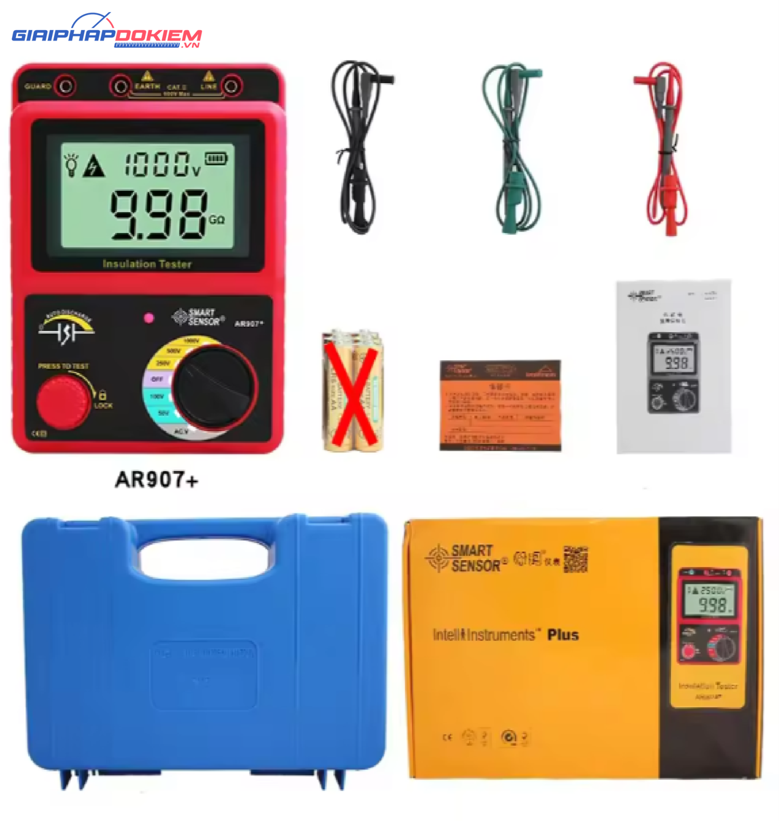 Máy đo điện trở cách điện SmartSensor AR907+ 7 Máy đo điện trở cách điện SmartSensor AR907+ - Ảnh 3