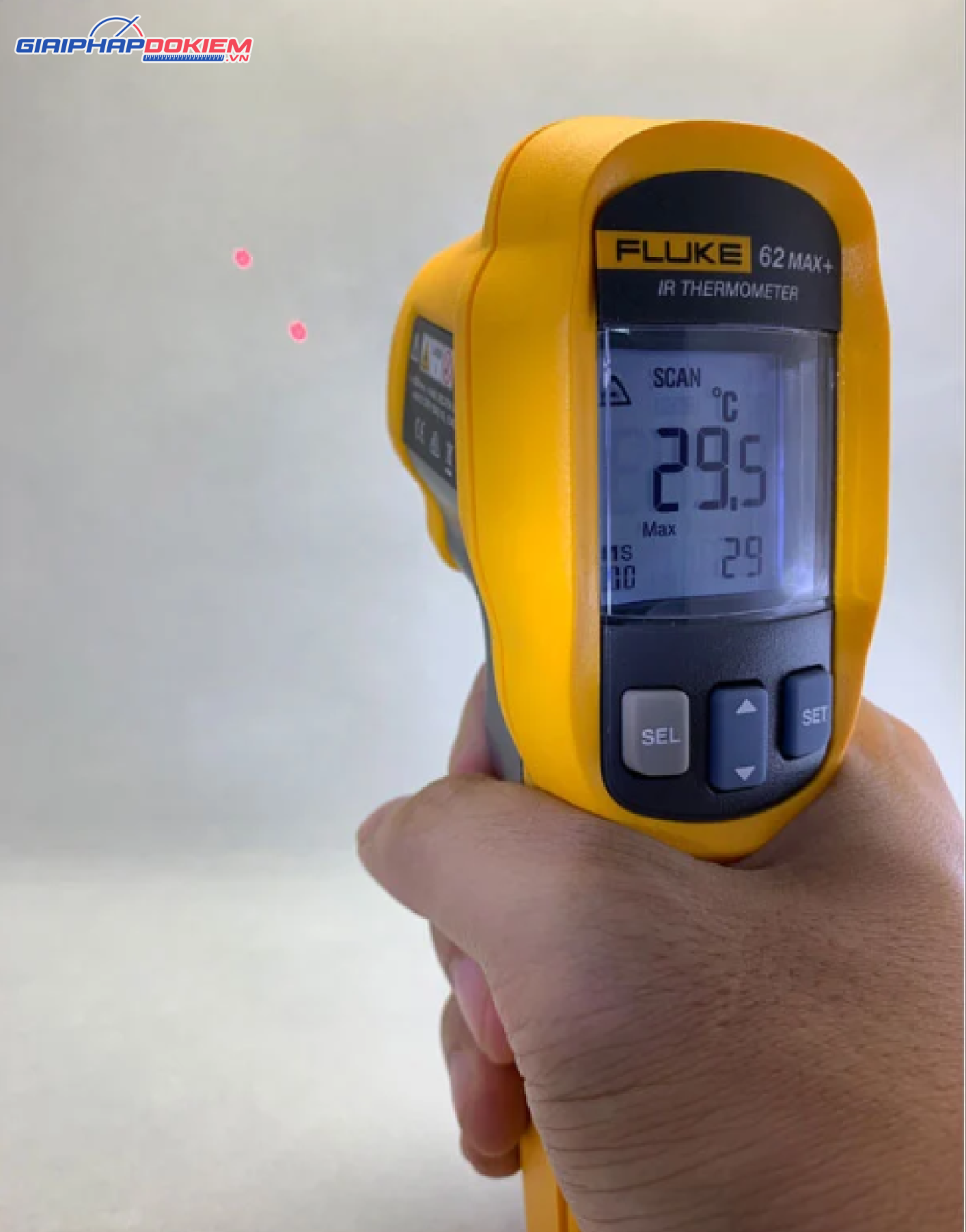 Máy đo nhiệt độ hồng ngoại Fluke 62 MAX+ 7 Máy đo nhiệt độ hồng ngoại Fluke 62 MAX+ - Ảnh 2