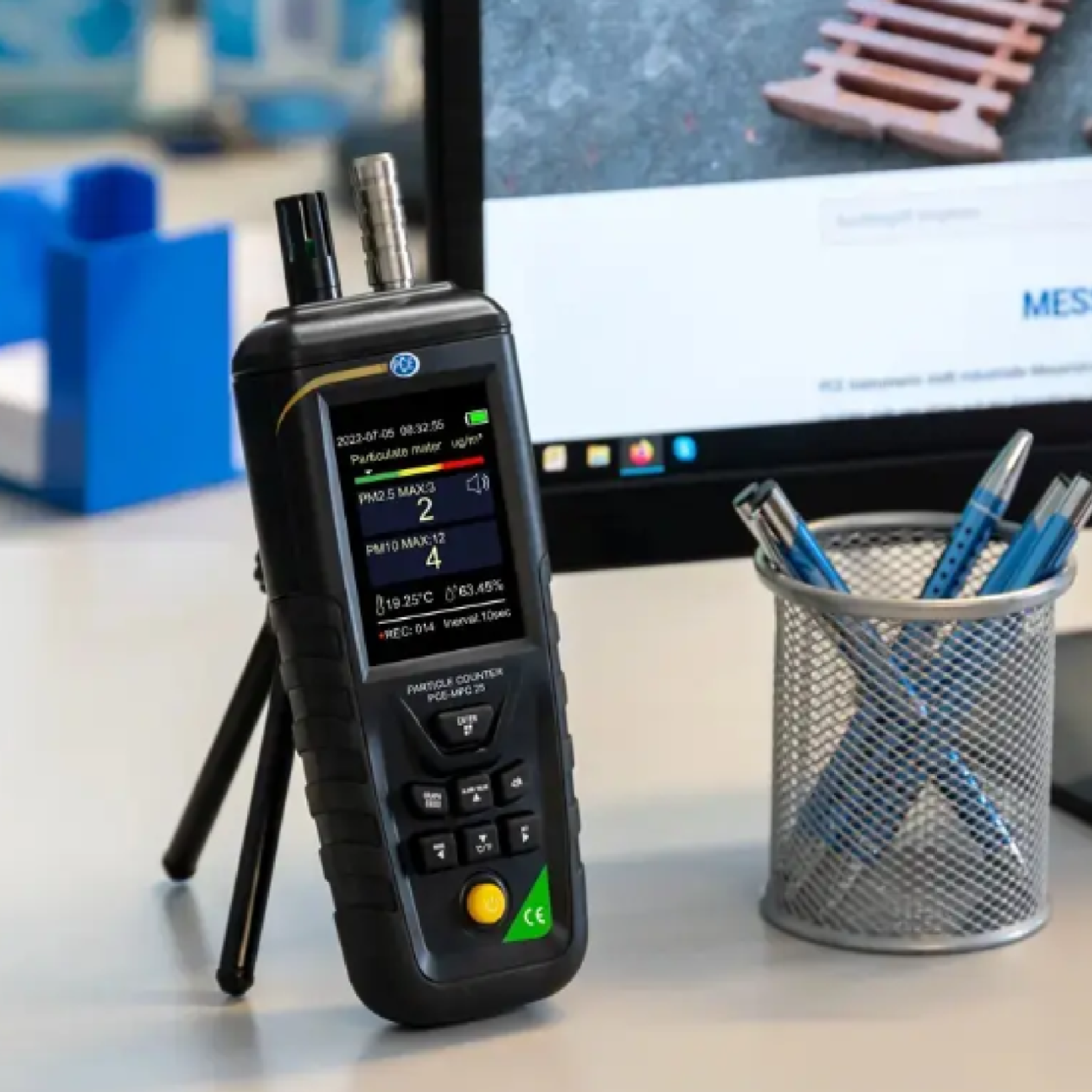 Máy đo chất lượng không khí PCE PCE-MPC 25 12 Máy đo chất lượng không khí PCE PCE-MPC 25 - Ảnh 5