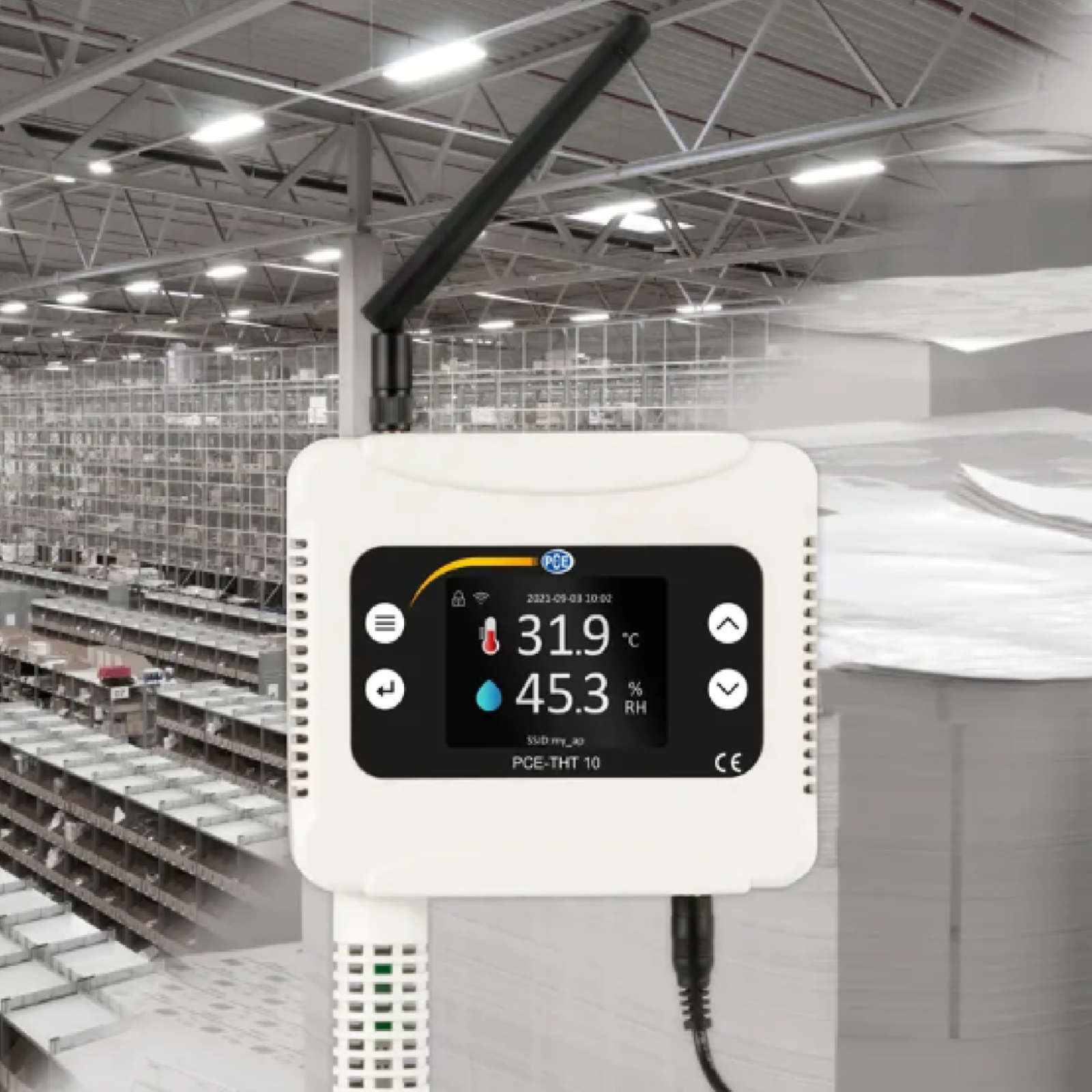 Máy đo chất lượng không khí PCE PCE-THT 10-ICA bao gồm Giấy chứng nhận hiệu chuẩn ISO 9 Máy đo chất lượng không khí PCE PCE-THT 10-ICA bao gồm Giấy chứng nhận hiệu chuẩn ISO - Ảnh 3
