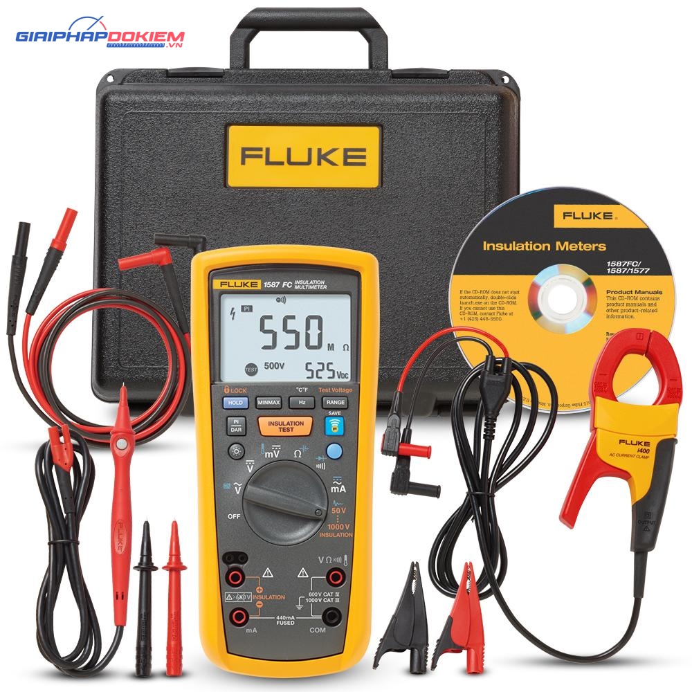 Thiết bị đo vạn năng, điện trở cách điện Fluke 1587 FC 16 Thiết bị đo vạn năng, điện trở cách điện Fluke 1587 FC - Ảnh 4