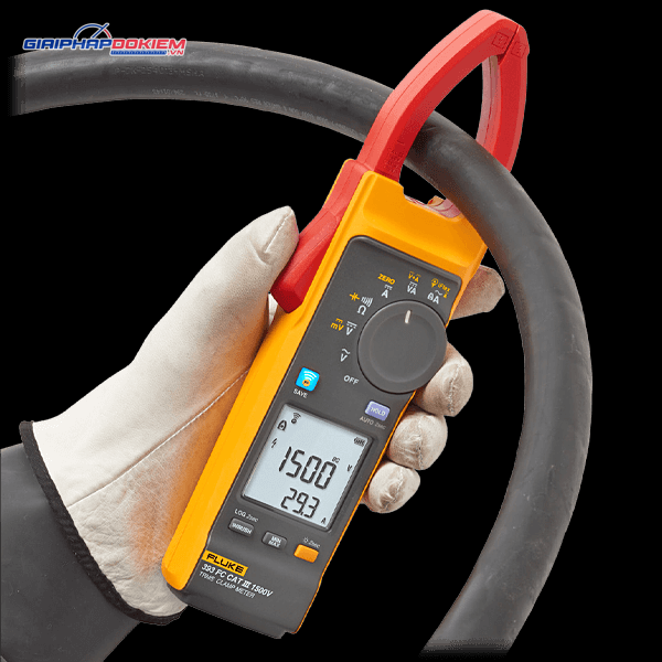 Ampe Kìm Đo Dòng AC Fluke 393 FC với iFlex 12 Ampe Kìm Đo Dòng AC Fluke 393 FC với iFlex - Ảnh 4
