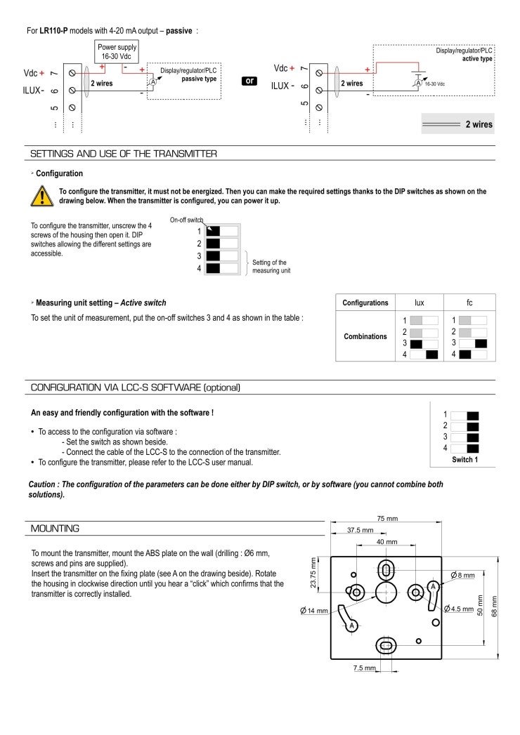 Máy đo ánh sáng KIMO LR110 6 Máy đo ánh sáng KIMO LR110 - Ảnh 2