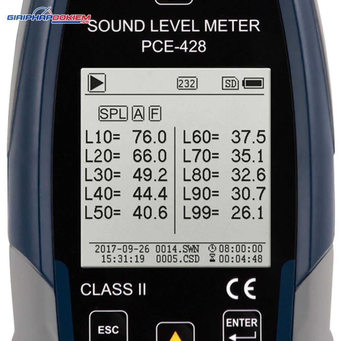 Máy đo SPL loại 2 PCE PCE-428-Kit-N-ICA có bộ hiệu chuẩn âm thanh bao gồm chứng nhận ISO Cal 21 Máy đo SPL loại 2 PCE PCE-428-Kit-N-ICA có bộ hiệu chuẩn âm thanh bao gồm chứng nhận ISO Cal - Ảnh 11
