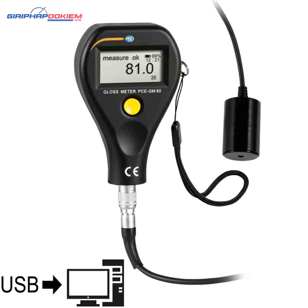 Máy đo độ bóng PCE PCE-GM 80-ICA bao gồm Giấy chứng nhận hiệu chuẩn ISO 9 Máy đo độ bóng PCE PCE-GM 80-ICA bao gồm Giấy chứng nhận hiệu chuẩn ISO - Ảnh 4