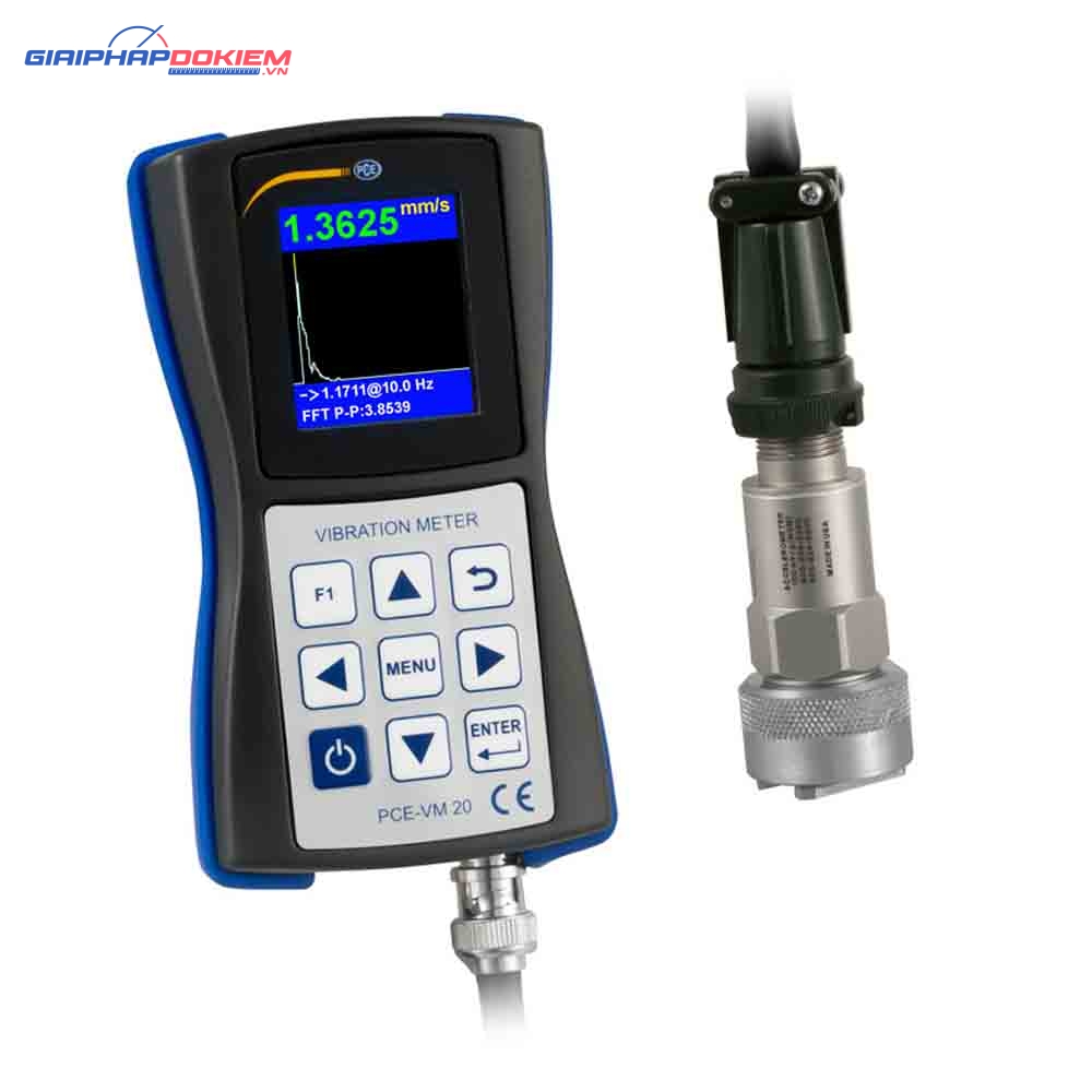 Máy đo gia tốc PCE PCE-VM 20 9 Máy đo gia tốc PCE PCE-VM 20