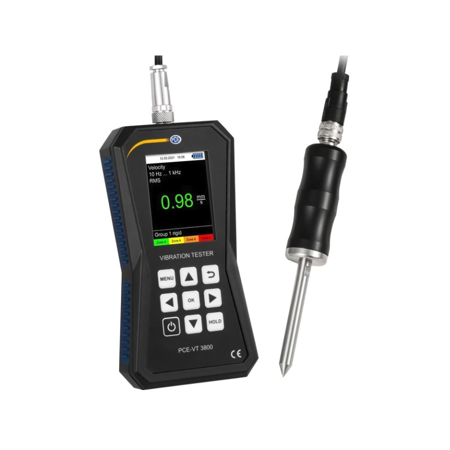 Máy đo gia tốc PCE PCE-VT 3800S 11 Máy đo gia tốc PCE PCE-VT 3800S