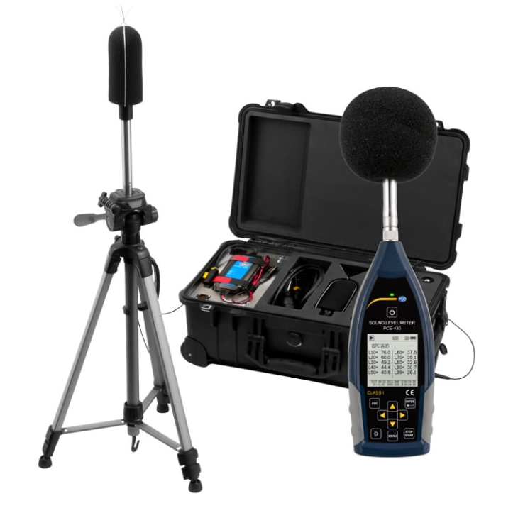 Máy đo độ ồn SPL ngoài trời PCE PCE-430-EKIT