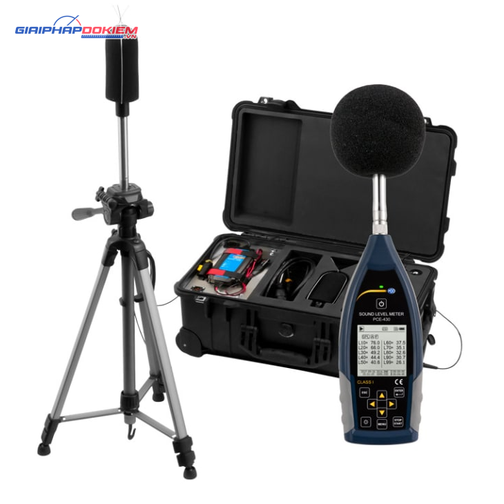 Máy đo độ ồn SPL ngoài trời PCE PCE-430-EKIT 9 Máy đo độ ồn SPL ngoài trời PCE PCE-430-EKIT