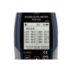 Máy đo độ ồn SPL ghi dữ liệu loại 1 có GPS PCE PCE-432 34 PCEPCE 432 Additional Image 6