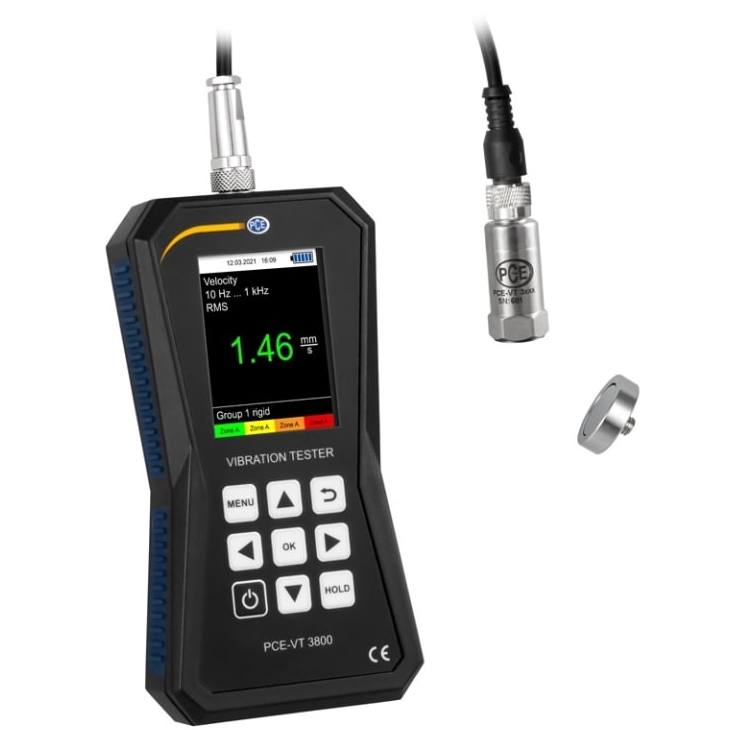 Máy đo gia tốc PCE PCE-VT 3800 12 Máy đo gia tốc PCE PCE-VT 3800