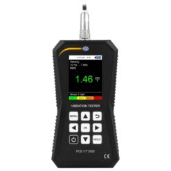 Máy đo gia tốc PCE PCE-VT 3900-ICA bao gồm Chứng nhận hiệu chuẩn ISO 31 PCE PCE VT 3900 Display Image