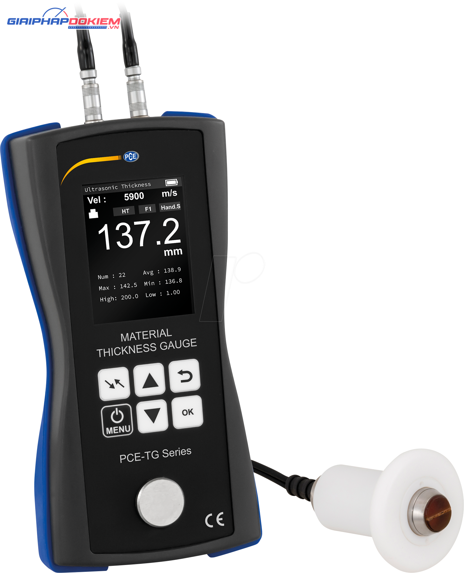 Máy đo độ dày PCE PCE-TG 150 HT-ICA bao gồm chứng chỉ hiệu chuẩn ISO 16 Máy đo độ dày PCE PCE-TG 150 HT-ICA bao gồm chứng chỉ hiệu chuẩn ISO - Ảnh 9