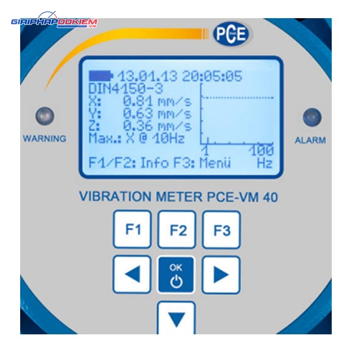 Máy đo gia tốc PCE PCE-VM 40C 7 Máy đo gia tốc PCE PCE-VM 40C - Ảnh 2