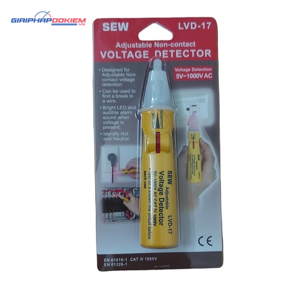 Bút thử điện áp thấp không tiếp xúc SEW LVD-17 (5V~1000V AC) 8 Bút thử điện áp thấp không tiếp xúc SEW LVD-17 (5V~1000V AC) - Ảnh 4