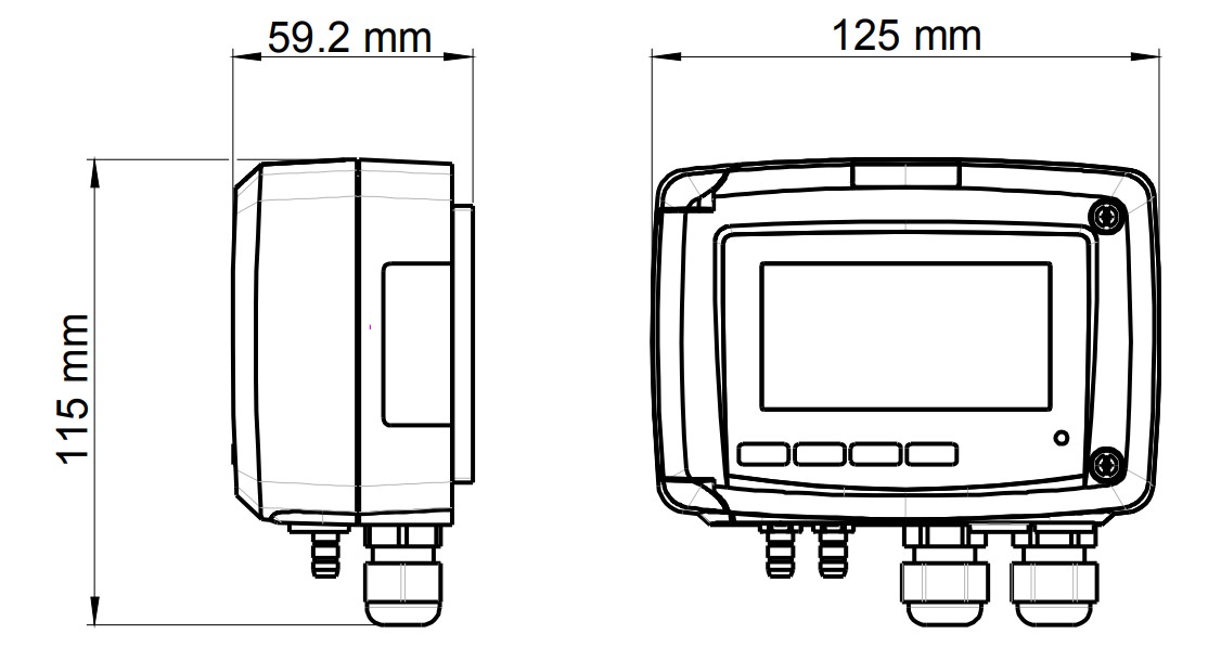 Máy đo áp suất và nhiệt độ KIMO CP212 8 Máy đo áp suất và nhiệt độ KIMO CP212 - Ảnh 4