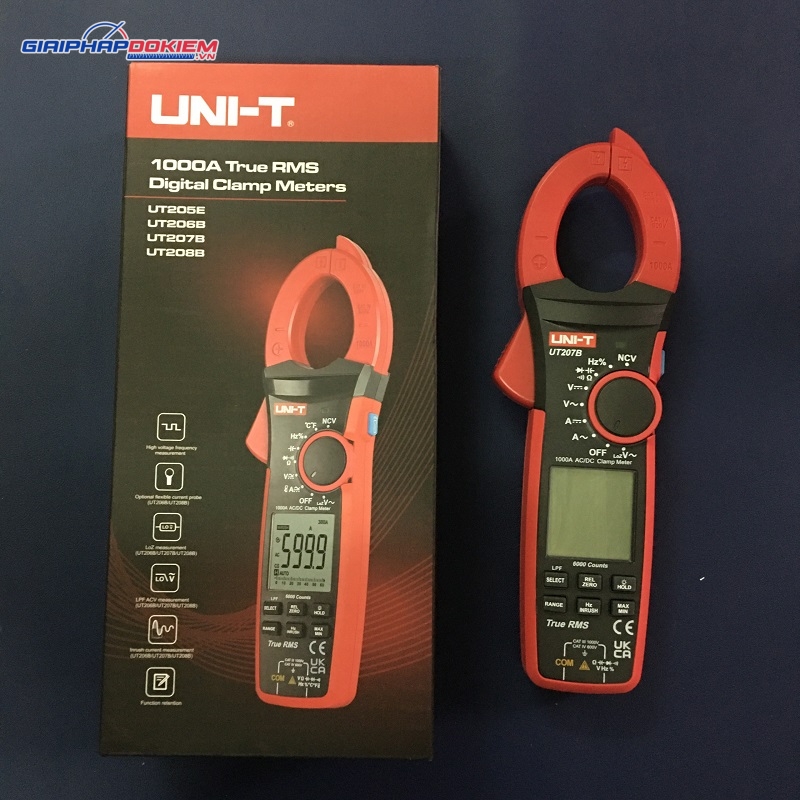 Ampe kìm AC/DC UNI-T UT207B 10 Ampe kìm AC/DC UNI-T UT207B - Ảnh 4