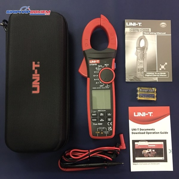 Ampe kìm AC/DC UNI-T UT207B 9 Ampe kìm AC/DC UNI-T UT207B - Ảnh 3