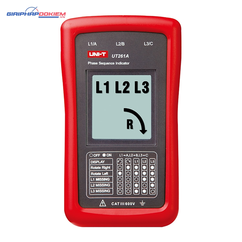 Đồng hồ chỉ thị pha UNI-T UT261A 6 Đồng hồ chỉ thị pha UNI-T UT261A
