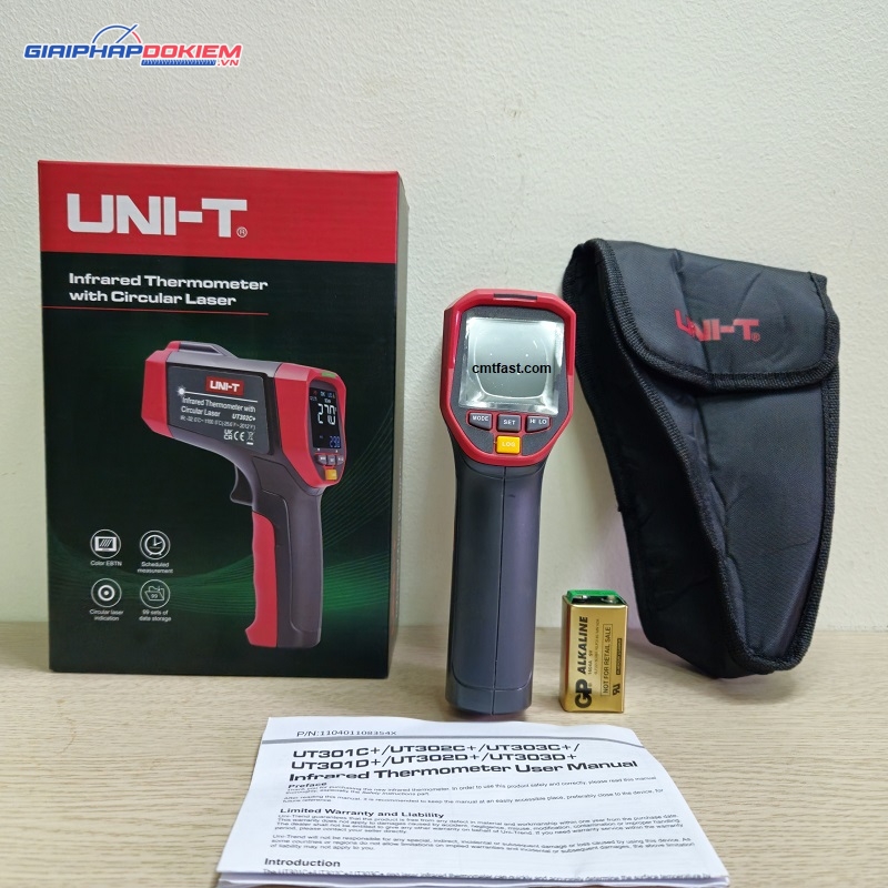 Thiết bị đo nhiệt độ hồng ngoại UNI-T UT302A+ 9 Thiết bị đo nhiệt độ hồng ngoại UNI-T UT302A+ - Ảnh 4