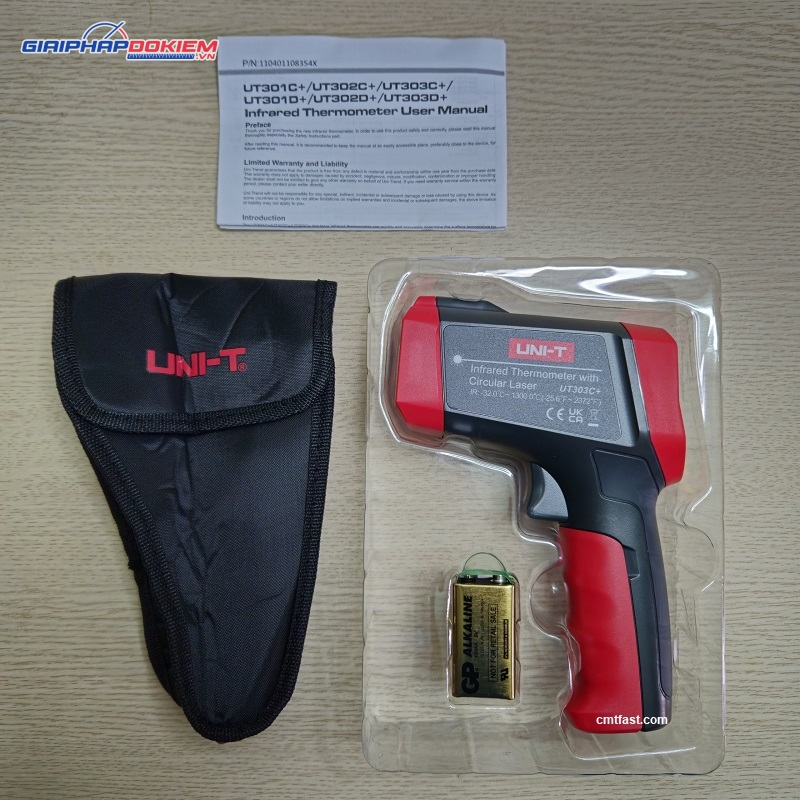 Thiết bị đo nhiệt độ hồng ngoại UNI-T UT303C+ 7 Thiết bị đo nhiệt độ hồng ngoại UNI-T UT303C+ - Ảnh 3