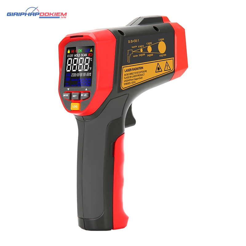 Thiết bị đo nhiệt độ hồng ngoại UNI-T UT302A+ 8 Thiết bị đo nhiệt độ hồng ngoại UNI-T UT302A+ - Ảnh 3