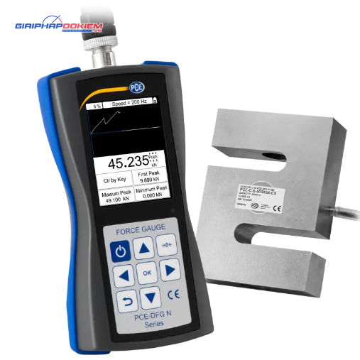 Máy đo lực PCE PCE-DFG N 50K 9 Máy đo lực PCE PCE-DFG N 50K