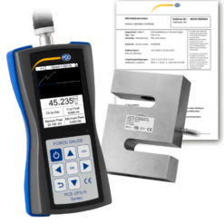 Máy đo lực PCE PCE-DFG N 50K-ICA bao gồm Giấy chứng nhận hiệu chuẩn ISO