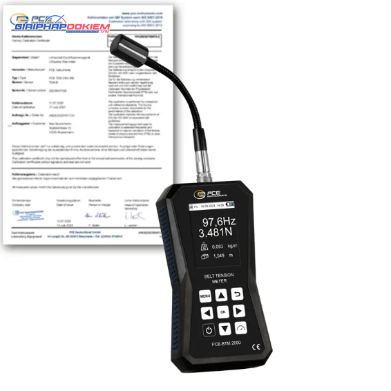 Máy đo lực PCE PCE-BTM 2000A-ICA có chứng nhận hiệu chuẩn ISO 6 Máy đo lực PCE PCE-BTM 2000A-ICA có chứng nhận hiệu chuẩn ISO