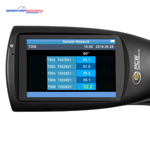 Máy đo độ bóng PCE PCE-PGM 60-ICA bao gồm chứng chỉ hiệu chuẩn ISO 7 Máy đo độ bóng PCE PCE-PGM 60-ICA bao gồm chứng chỉ hiệu chuẩn ISO - Ảnh 2