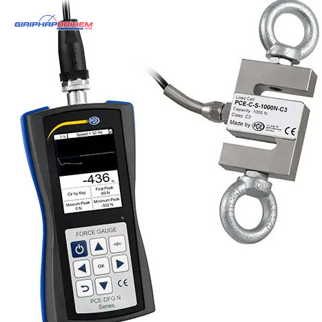Máy đo lực PCE PCE-DFG N 1K-ICA bao gồm Giấy chứng nhận hiệu chuẩn ISO 12 Máy đo lực PCE PCE-DFG N 1K-ICA bao gồm Giấy chứng nhận hiệu chuẩn ISO - Ảnh 6