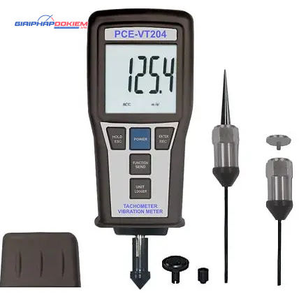Máy đo gia tốc PCE PCE-VT 204-ICA bao gồm Giấy chứng nhận hiệu chuẩn ISO 9 Máy đo gia tốc PCE PCE-VT 204-ICA bao gồm Giấy chứng nhận hiệu chuẩn ISO - Ảnh 3