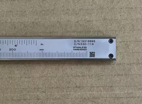Thước cặp cơ khí Mitutoyo 530-114 0-8"(200mm)/0.05mm 12 Thước cặp cơ khí Mitutoyo 530-114 0-8"(200mm)/0.05mm - Ảnh 5
