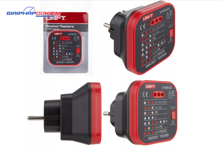 Thiết bị kiểm tra ổ cắm UNI-T UT07B-EU 8 Thiết bị kiểm tra ổ cắm UNI-T UT07B-EU - Ảnh 5