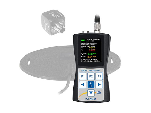 Máy đo gia tốc ba trục không có cảm biến PCE PCE-VM 31 6 Máy đo gia tốc ba trục không có cảm biến PCE PCE-VM 31 - Ảnh 2