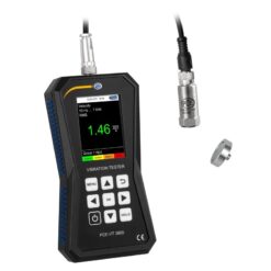 Máy đo gia tốc PCE PCE-VT 3800-ICA bao gồm Giấy chứng nhận hiệu chuẩn ISO 30 acelerometro pce vt 3800 6