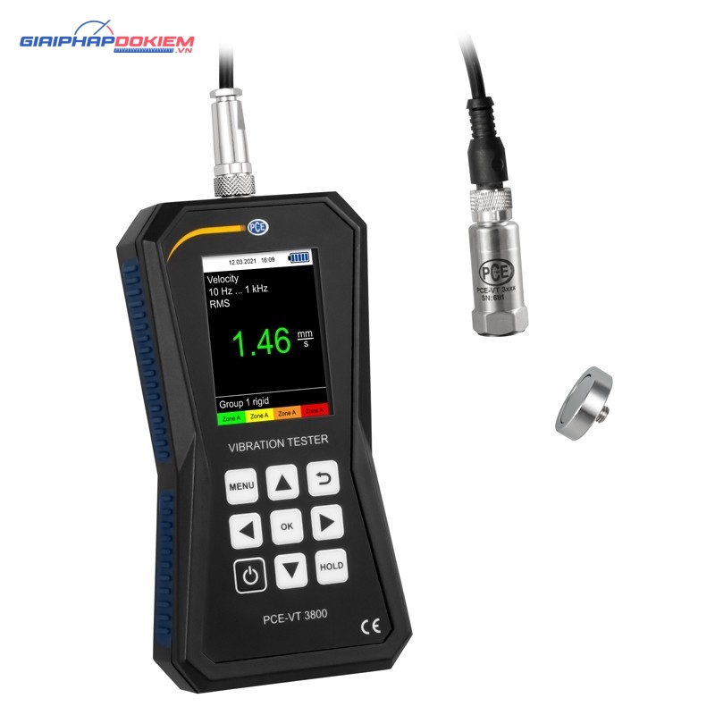 Máy đo gia tốc PCE PCE-VT 3800-ICA bao gồm Giấy chứng nhận hiệu chuẩn ISO 18 Máy đo gia tốc PCE PCE-VT 3800-ICA bao gồm Giấy chứng nhận hiệu chuẩn ISO - Ảnh 7
