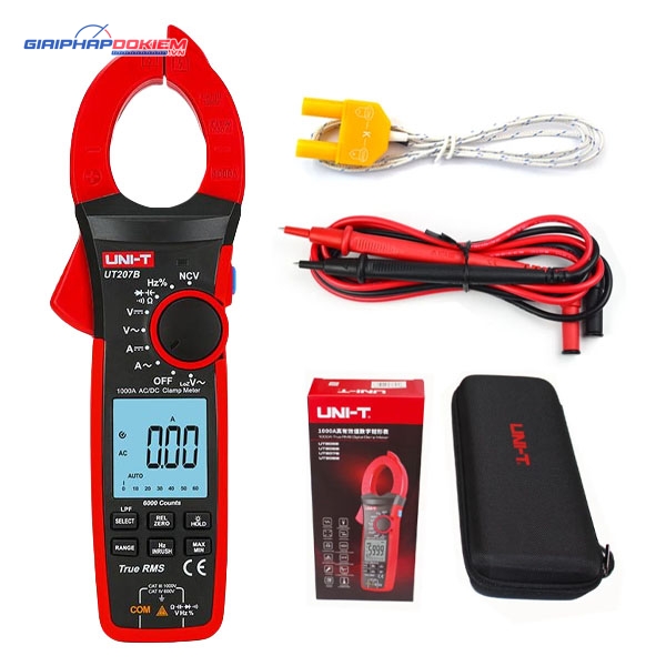 Ampe kìm AC/DC UNI-T UT207B 8 Ampe kìm AC/DC UNI-T UT207B - Ảnh 2