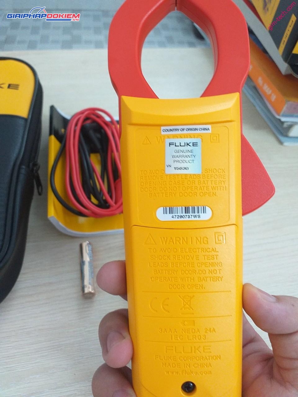 Ampe Kìm Đo Dòng AC/DC Fluke 319 17 Ampe Kìm Đo Dòng AC/DC Fluke 319 - Ảnh 8