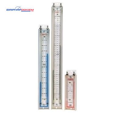 Áp kế chất lỏng chữ U, dạng đứng KIMO LU 100 6 Áp kế chất lỏng chữ U, dạng đứng KIMO LU 100