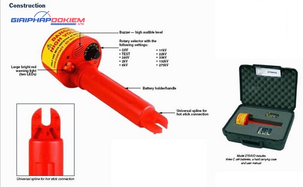 Bút thử điện cao thế SEW 275HP (240V-275kV, loại không tiếp xúc) 15 Bút thử điện cao thế SEW 275HP (240V-275kV, loại không tiếp xúc) - Ảnh 9