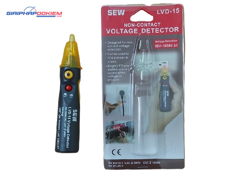 Bút thử điện không tiếp xúc SEW LVD-15 (50V~1000V AC) 8 Bút thử điện không tiếp xúc SEW LVD-15 (50V~1000V AC) - Ảnh 3