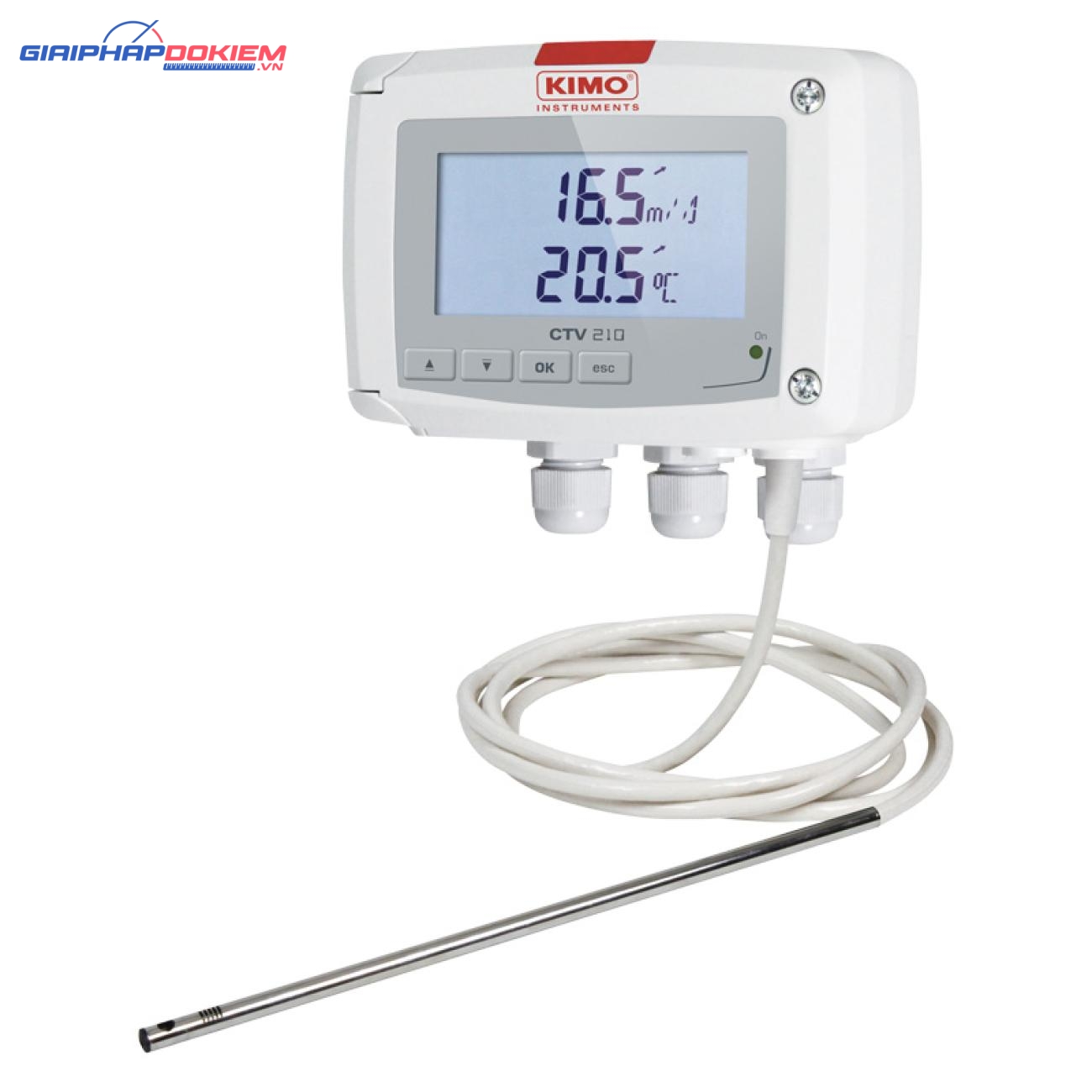 Máy đo tốc độ gió, lưu lượng gió KIMO CTV 210 5 Máy đo tốc độ gió, lưu lượng gió KIMO CTV 210