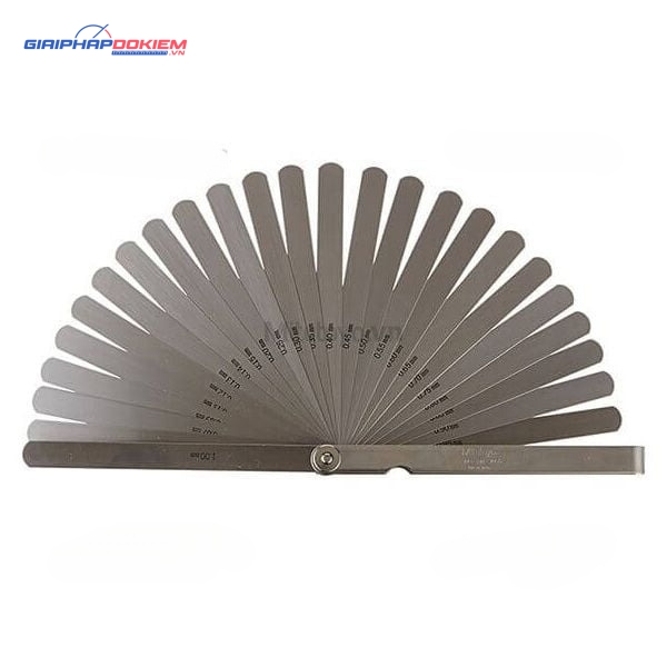 Dưỡng đo độ dày Mitutoyo 184-303S 0.05-1mm/28 lá/150mm 5 Dưỡng đo độ dày Mitutoyo 184-303S 0.05-1mm/28 lá/150mm