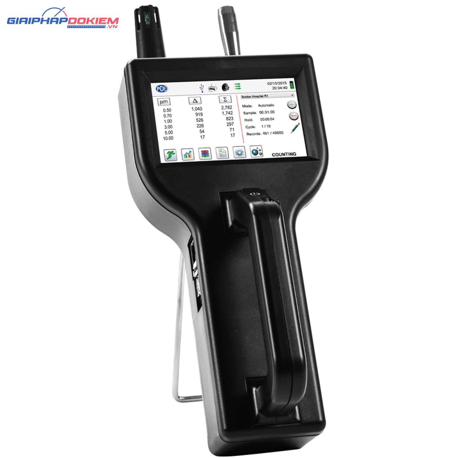 Máy đo chất lượng không khí PCE PCE-PQC 15EU Bao gồm Giấy chứng nhận hiệu chuẩn 14 Máy đo chất lượng không khí PCE PCE-PQC 15EU Bao gồm Giấy chứng nhận hiệu chuẩn - Ảnh 8