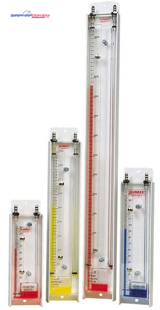 Áp kế chất lỏng chữ U, dạng đứng KIMO GF 1000 9 Áp kế chất lỏng chữ U, dạng đứng KIMO GF 1000 - Ảnh 4