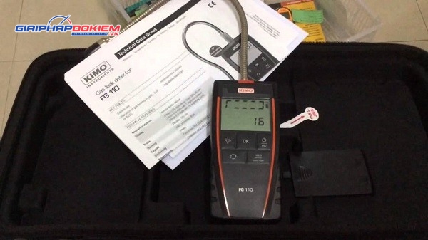 Máy đo và phát hiện khí cháy, khi gas rò gỉ KIMO FG110 10 Máy đo và phát hiện khí cháy, khi gas rò gỉ KIMO FG110 - Ảnh 5