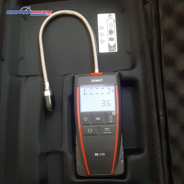 Máy đo và phát hiện khí cháy, khi gas rò gỉ KIMO FG110 9 Máy đo và phát hiện khí cháy, khi gas rò gỉ KIMO FG110 - Ảnh 4