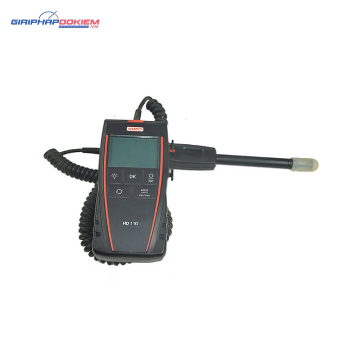 Máy đo nhiệt độ, độ ẩm, nhiệt độ điểm sương KIMO HD110 6 Máy đo nhiệt độ, độ ẩm, nhiệt độ điểm sương KIMO HD110 - Ảnh 2